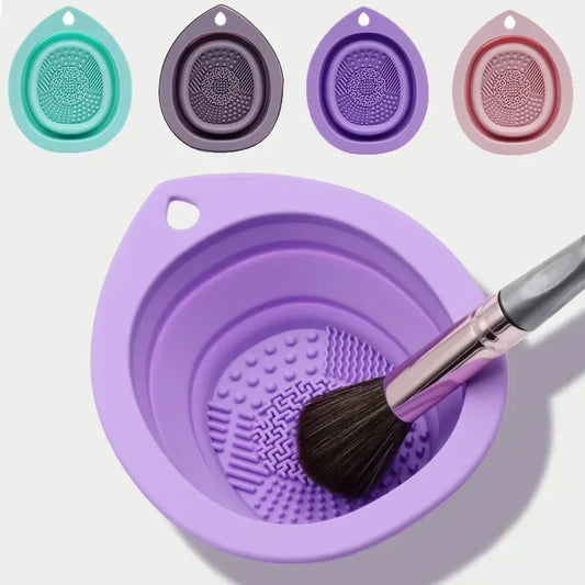 BrushClean – Silikonschüssel zum Reinigen von Make-up-Pinseln