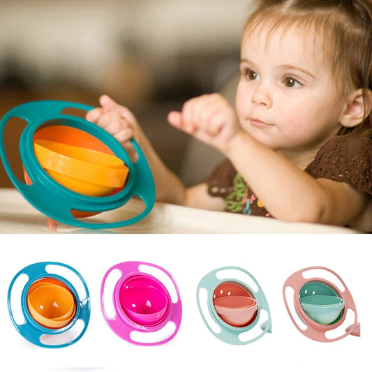 SpinSafe Bowl – 360° Schüssel für sauberes Essenlernen